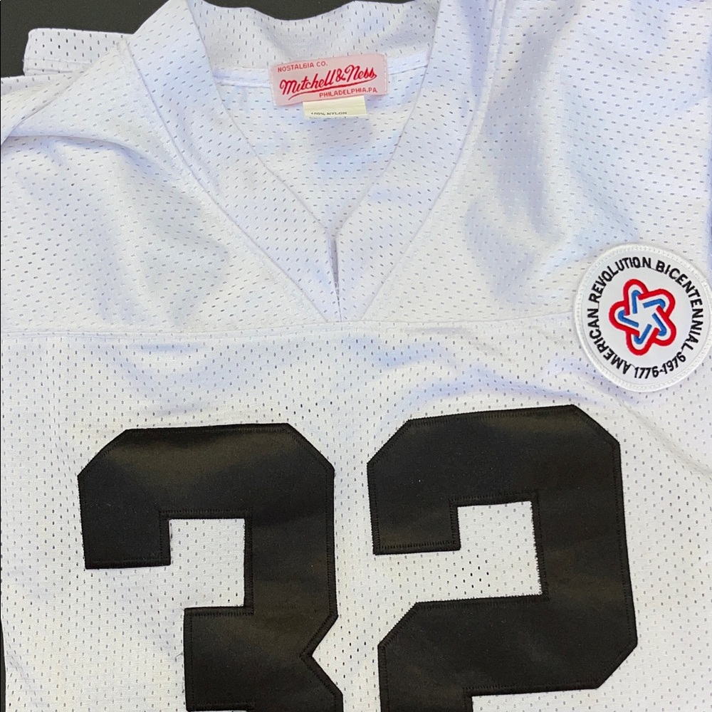 Mitchell & Ness White and Black Jersey